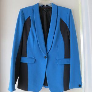 Rag & Bone Blue and Black Jefferson Blazer Jacket